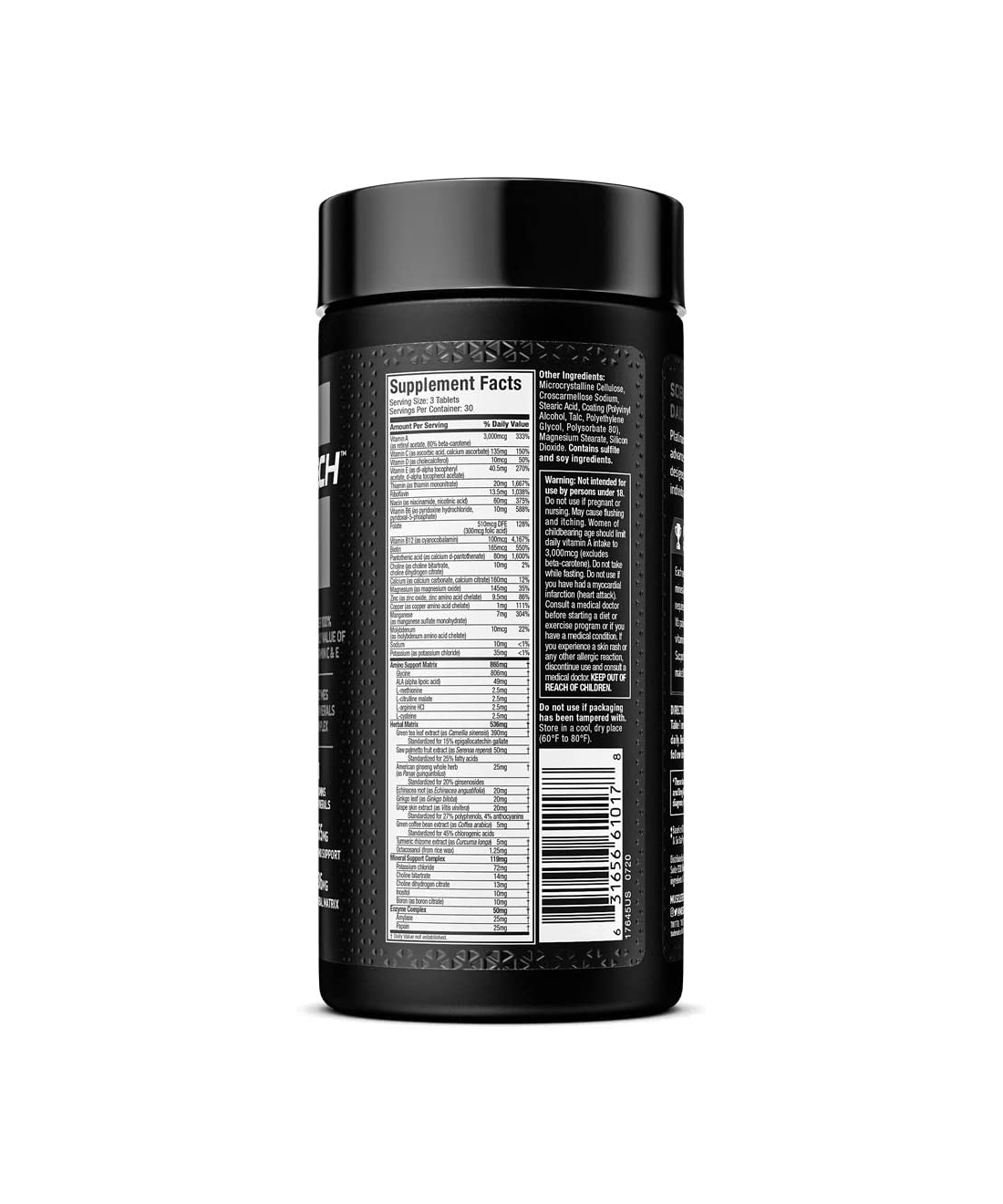 MuscleTech Platinum Multivitamin Multivitamin For Men