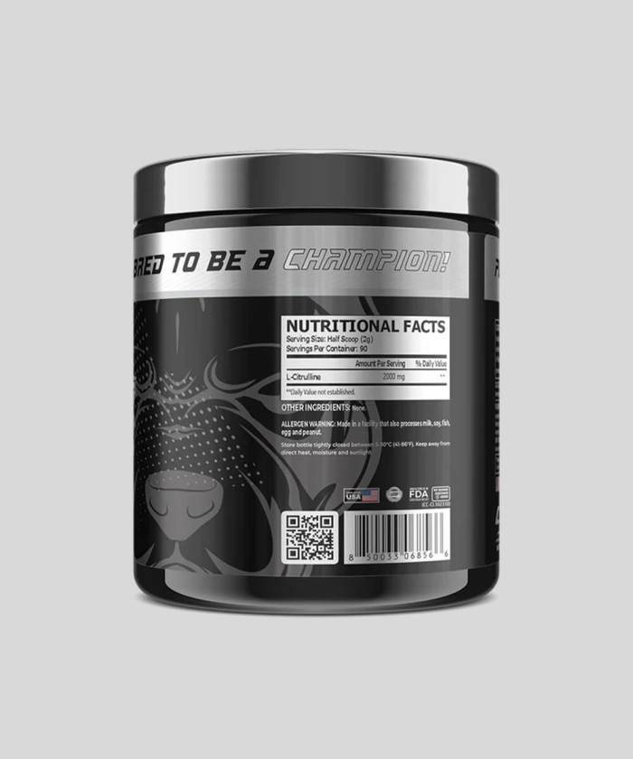 Fiche technique L-CITRULLINE 2000MG - CORE CHAMPS 180g