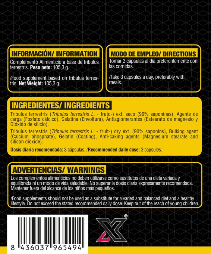 Booster naturel testostérone tribulus hx nutrition – prix tunisie