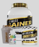 Pack Big Mass Gainer 3Kg & Créatine Monohydrate GSN - Prix Tunisie