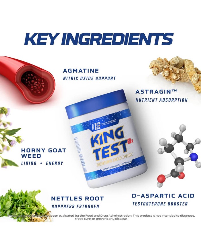 King Test 8X Ronnie Coleman – Booster Testostérone Tunisie