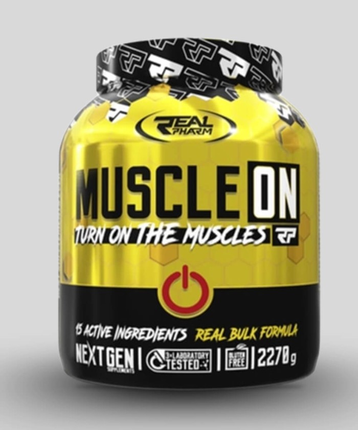 MUSCLE ON poudre protéines glucides vitamines 2270g Tunisie