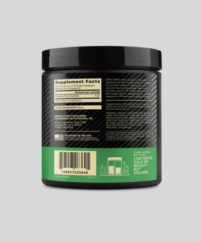 Optimum Nutrition Micronized Creatine Powder 300 g en Tunisie