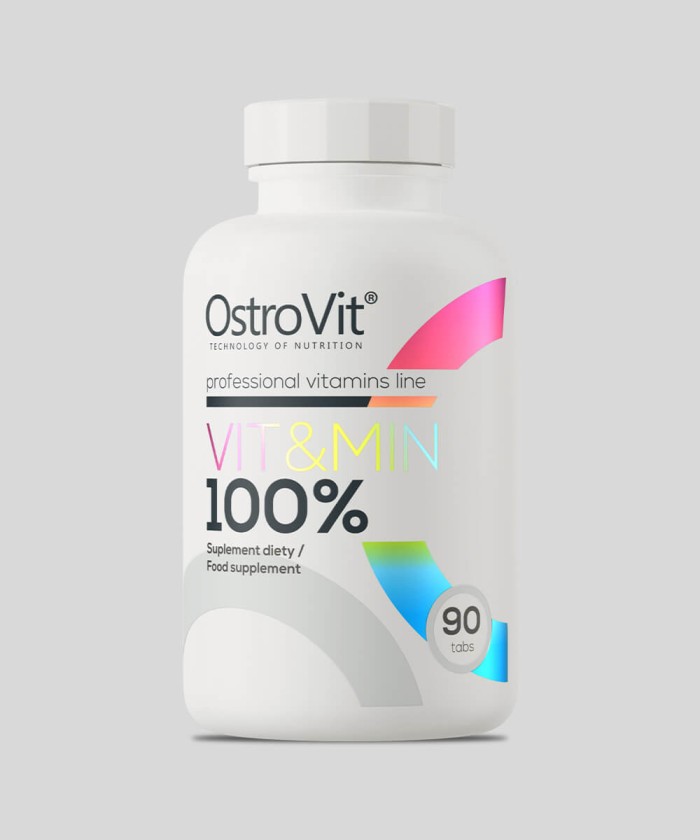 100% Vit&Min OstroVit 90 Comprimés | Multivitamines Tunisie