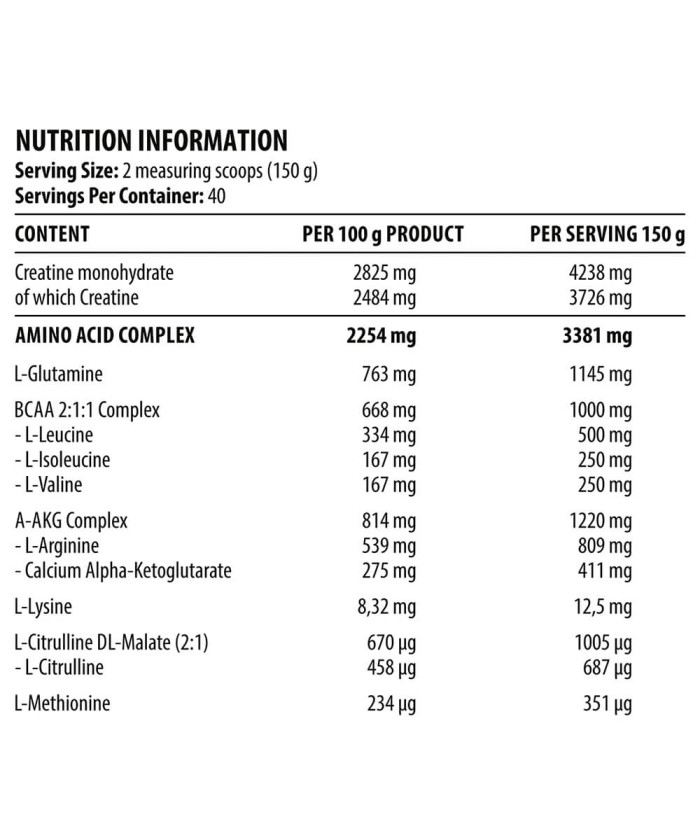 Metabolic Mass Gainer 6kg | Gainer Protéiné & Créatine Tunisie