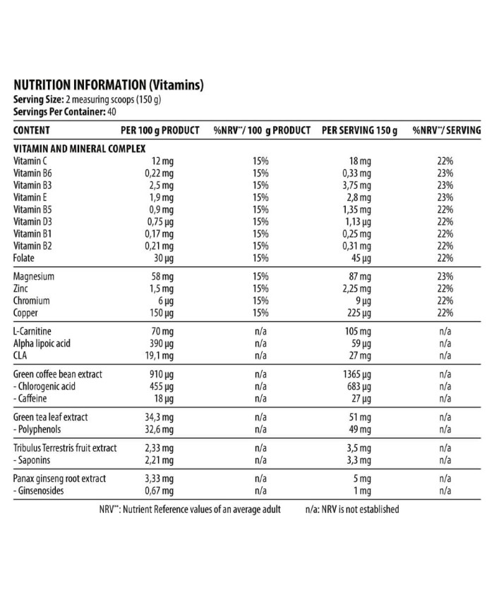 Metabolic Mass Gainer 6kg | Gainer Protéiné & Créatine Tunisie