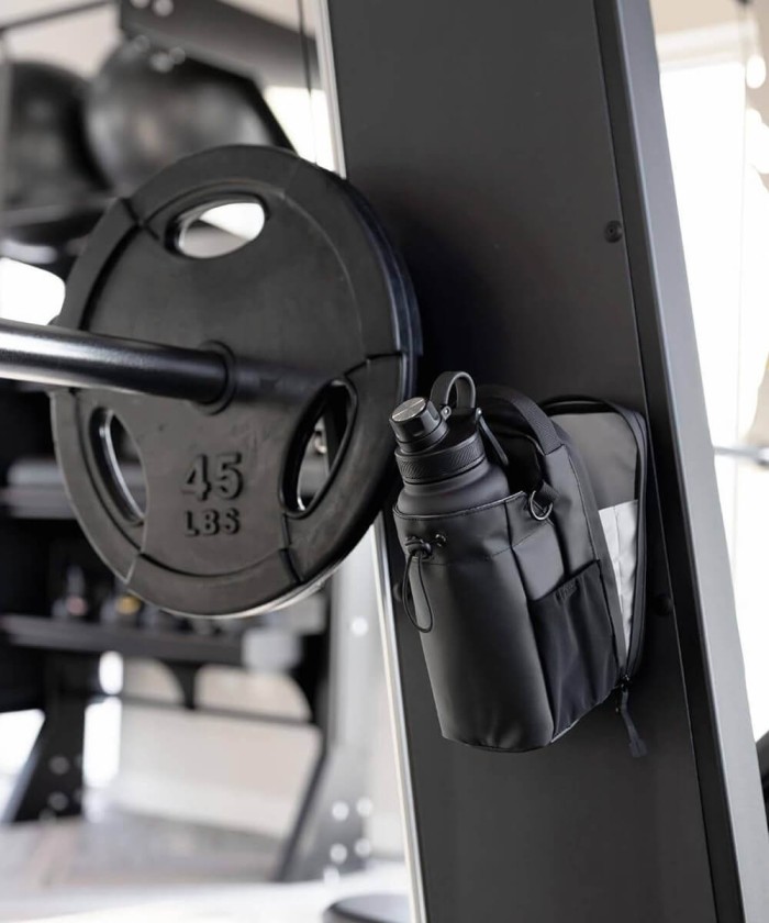 Sac de sport magnétique noir fitness haute capacité