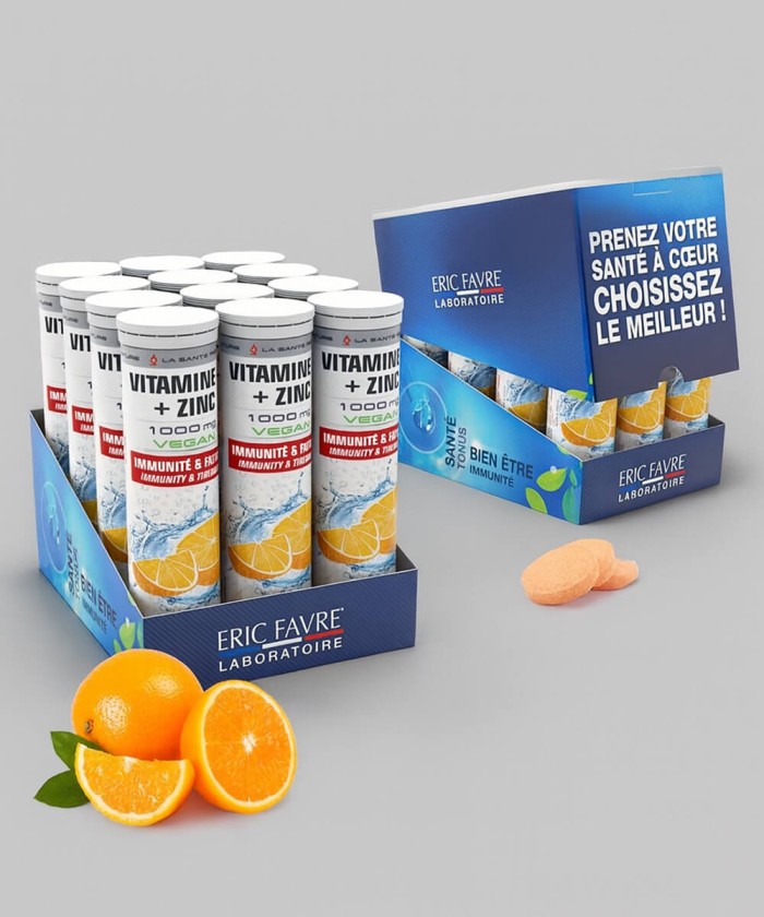 Vitamine C Effervescente Orange – Immunité et Vitalité Tunisie