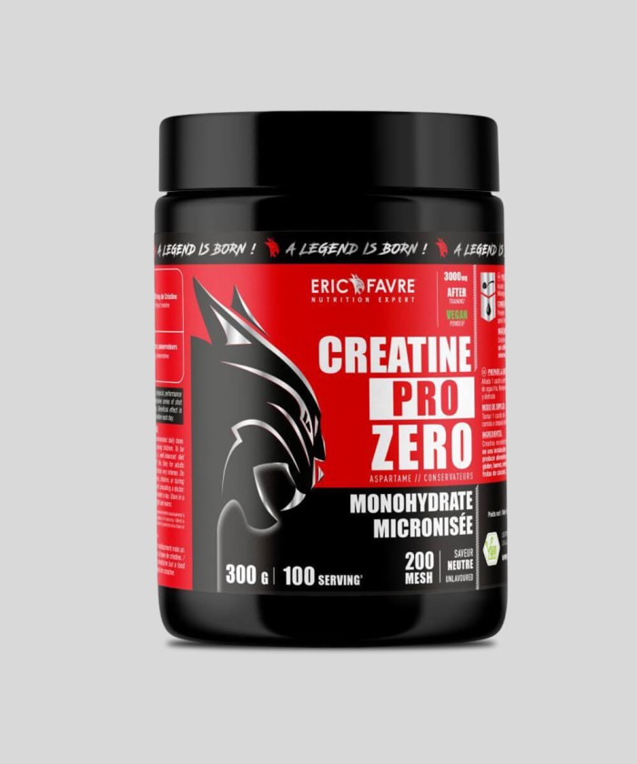 Créatine Pro Zero – Eric Favre – 300g – 200 Mesh
