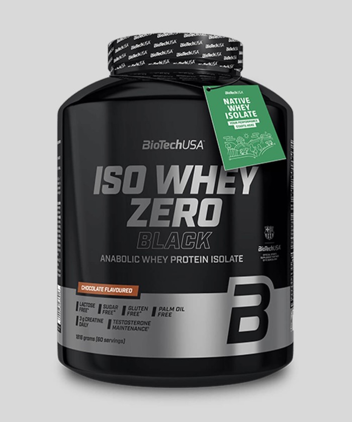 Iso Whey Zero Black BioTechUSA 1816g – Isolat 90% sans sucre ni lactose – Tunisie