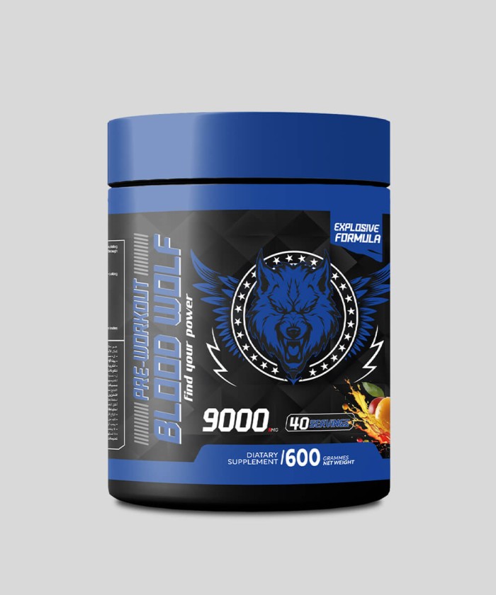 Wolf Blood 9000 American Wolf Tunisie – pre workout pour énergie, pump et performance musculaire