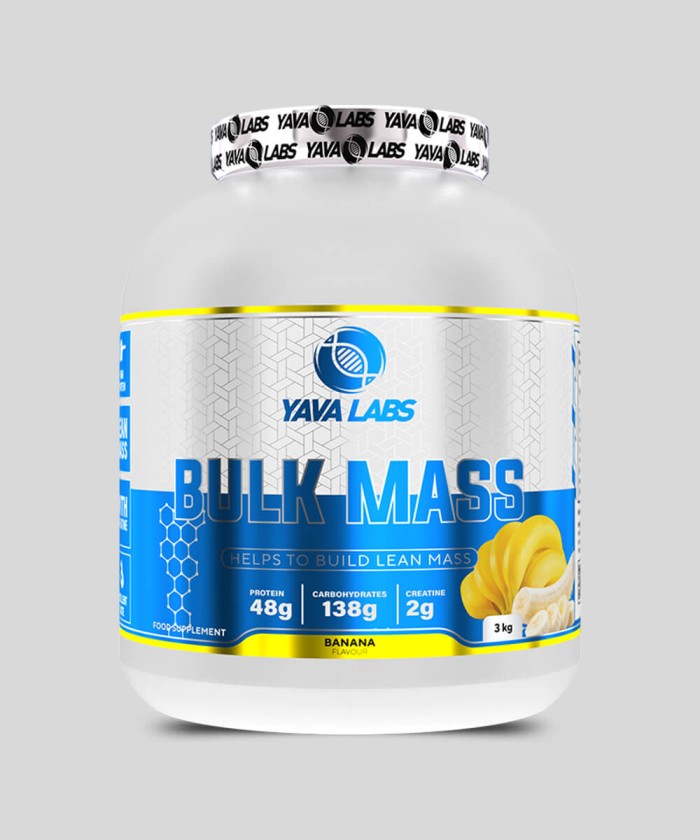 Bulk Mass Yava Labs goût Banane – gainer prise de masse musculaire