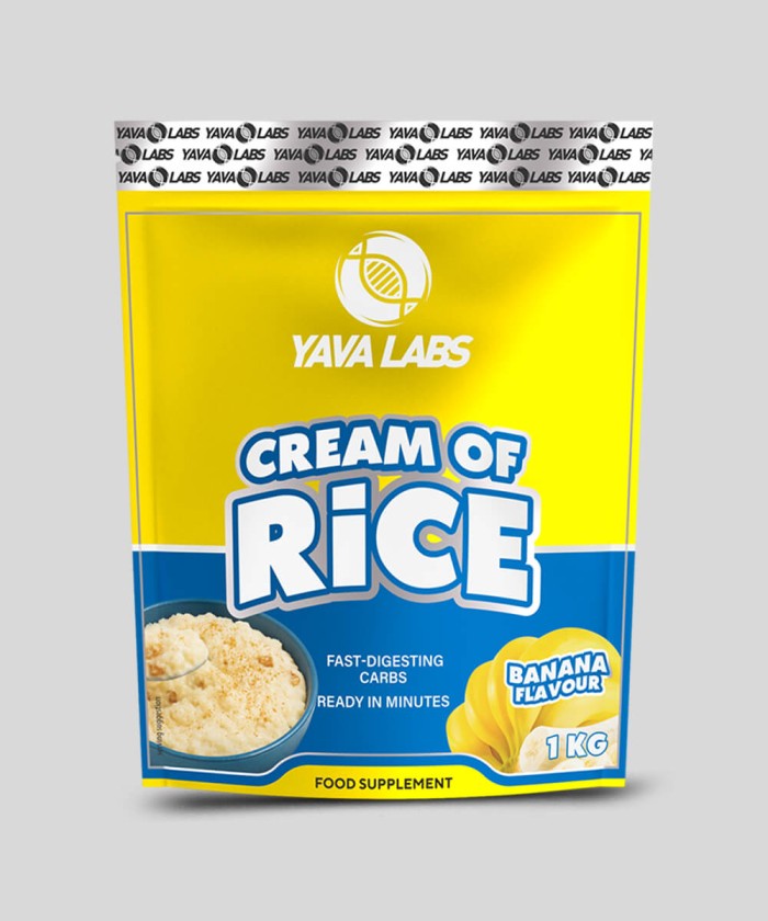 Cream of Rice Yava Labs 1kg | Glucides rapides musculation Tunisie