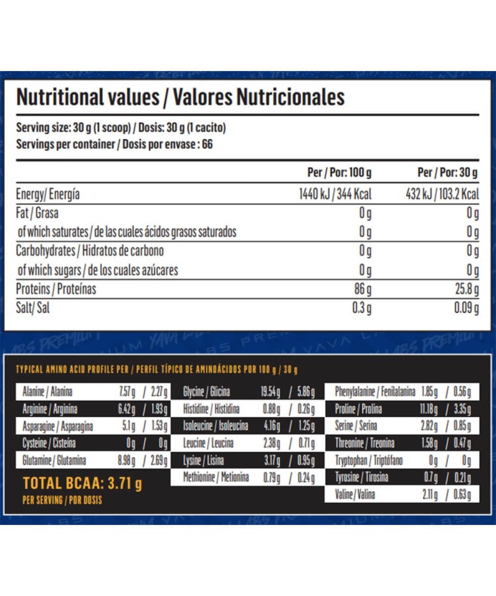 Premium Beef Protein Yava Labs | Protéine sans lactose Tunisie
