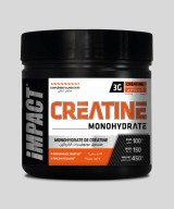 Créatine monohydrate 450g Impact Sport Nutrition, pureté 99,9% HPLC, format économique pour progression continue.