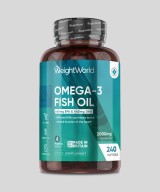 Omega 3 Fish Oil WeightWorld 240 softgels EPA DHA Tunisie