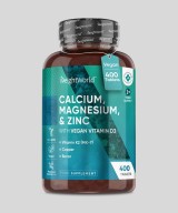 Calcium Magnésium Zinc Vitamine D3 Vegan WeightWorld 400 comprimés Tunisie