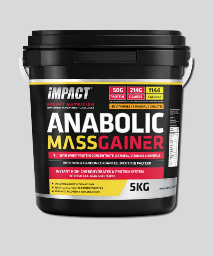 Anabolic Mass Gainer Impact Sport Nutrition | Gainer 4:1 Tunisie