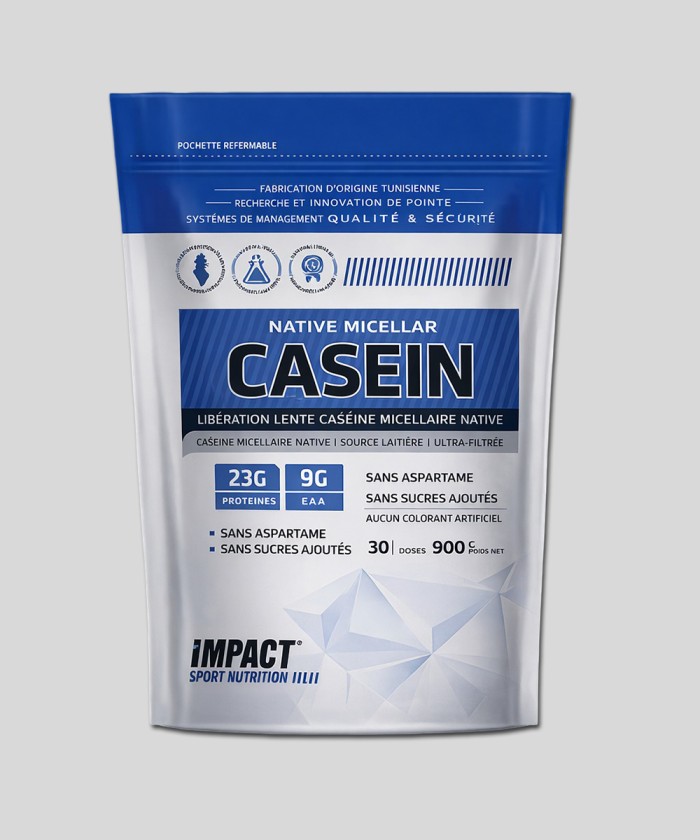 Native Micellar Casein 900g protéine à assimilation lente Tunisie
