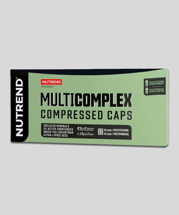 Multicomplex Compressed Caps NUTREND multivitamines multiminéraux 60 capsules