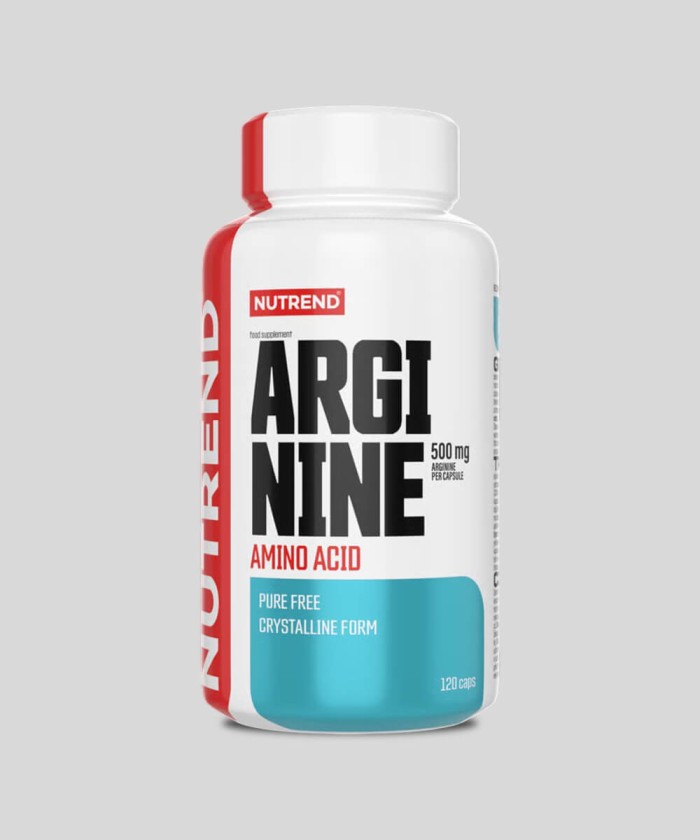 Arginine NUTREND 120 capsules 500mg L-arginine pure