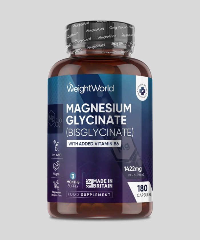 Magnésium bisglycinate WeightWorld 180 capsules haute absorption