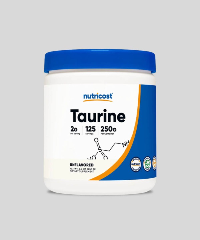 Nutricost Taurine Powder 2g Tunisie