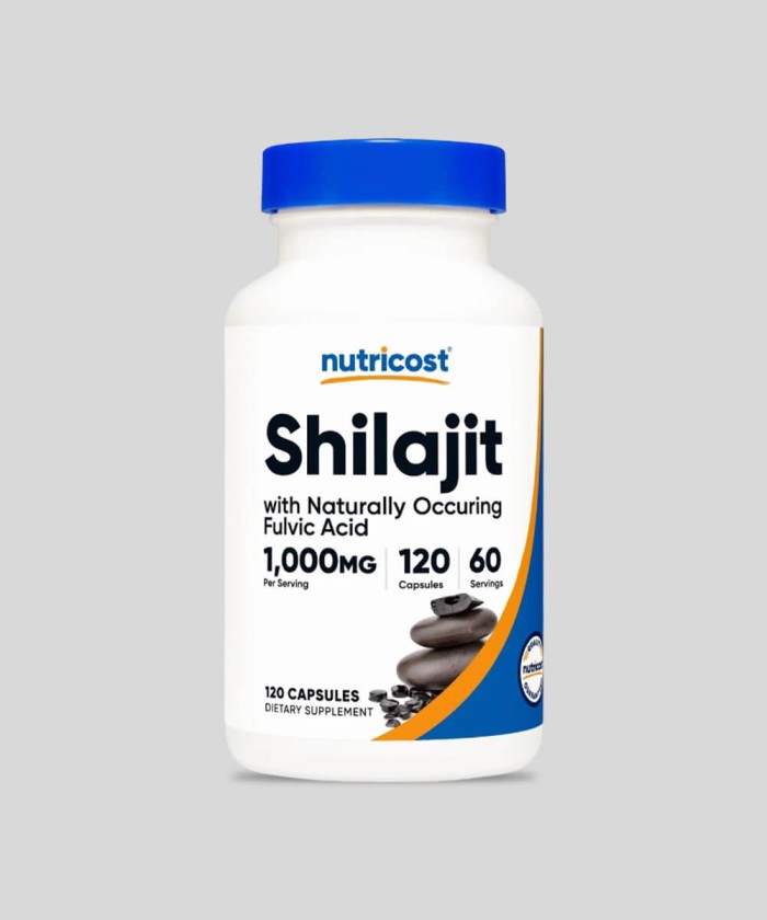 Shilajit 1000 mg Nutricost 120 capsules Tunisie