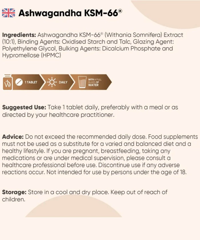 Ashwagandha 1500mg 6 mois complet