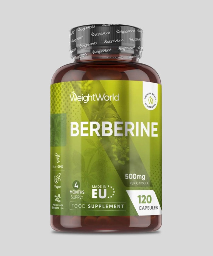 Berbérine HCL 500mg 120 Capsules | Prix Tunisie WeightWorld