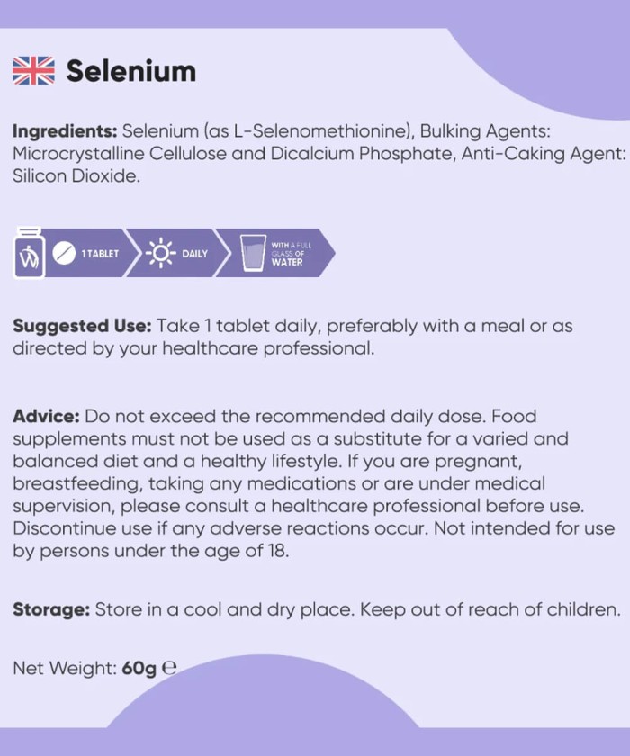 Sélénométhionine 200µg haute absorption
