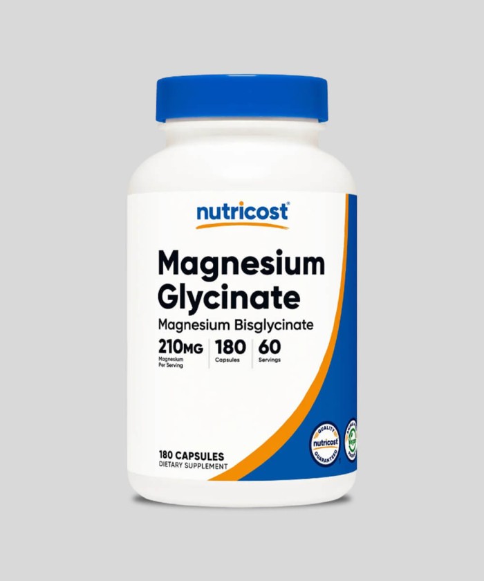 Magnésium Bisglycinate 210mg 180 capsules Tunisie