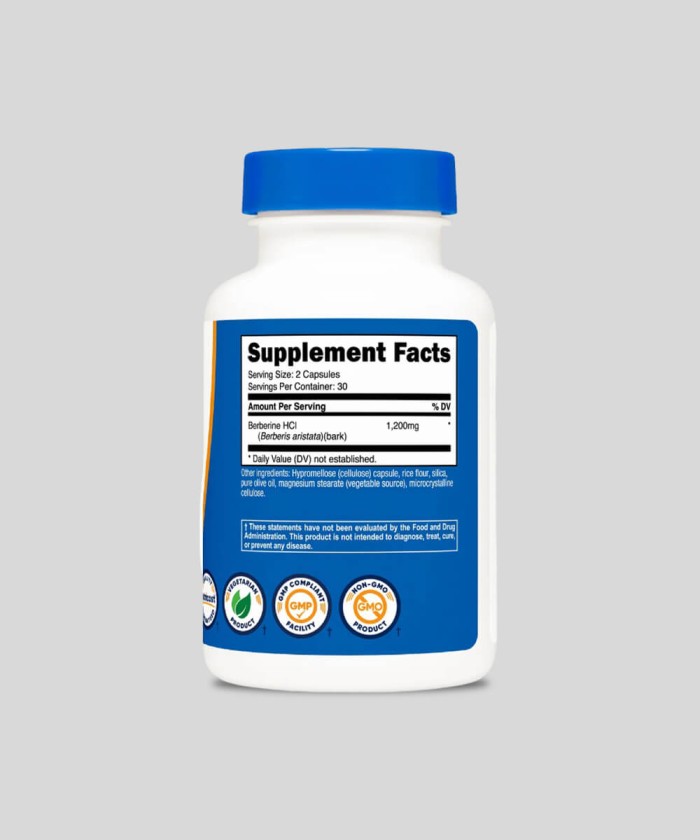 600mg berbérine HCl
