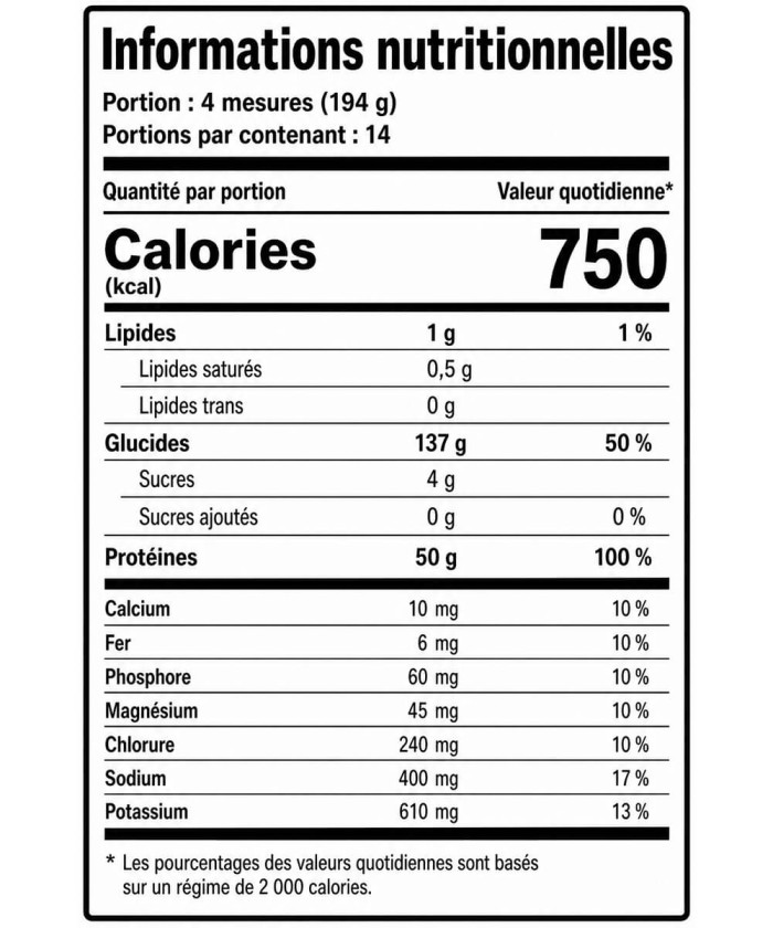 Beef Gainer 1340 kcal