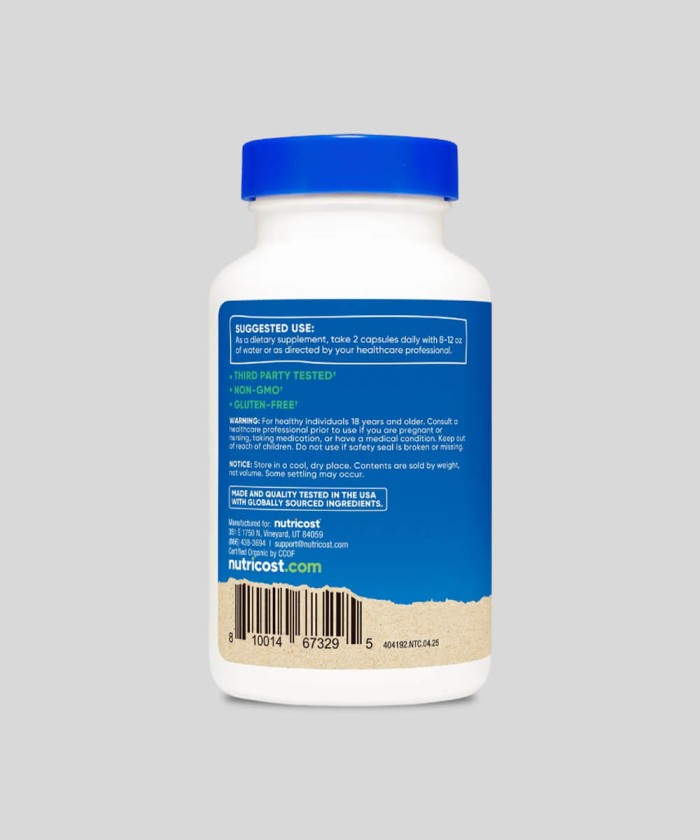 Saw Palmetto Nutricost 1000mg | Prix Tunisie