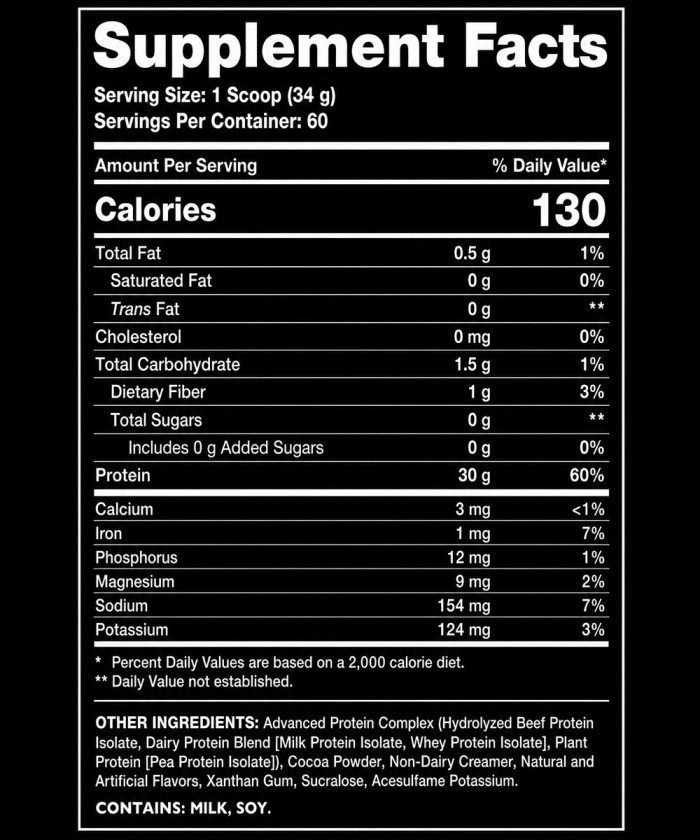 All In Protein Red Rex 1920g – 30g de protéines par portion