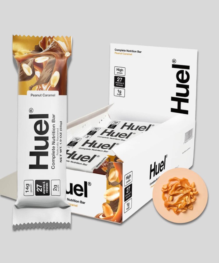 Huel Barre Vegan Peanut Caramel Tunisie