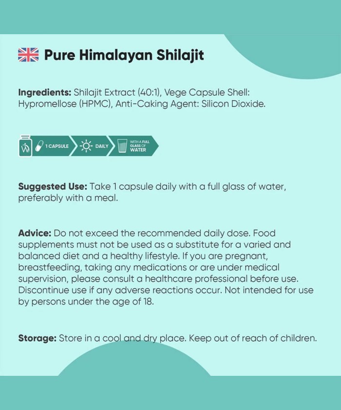 Capsule Shilajit 20 000 mg Tunisie