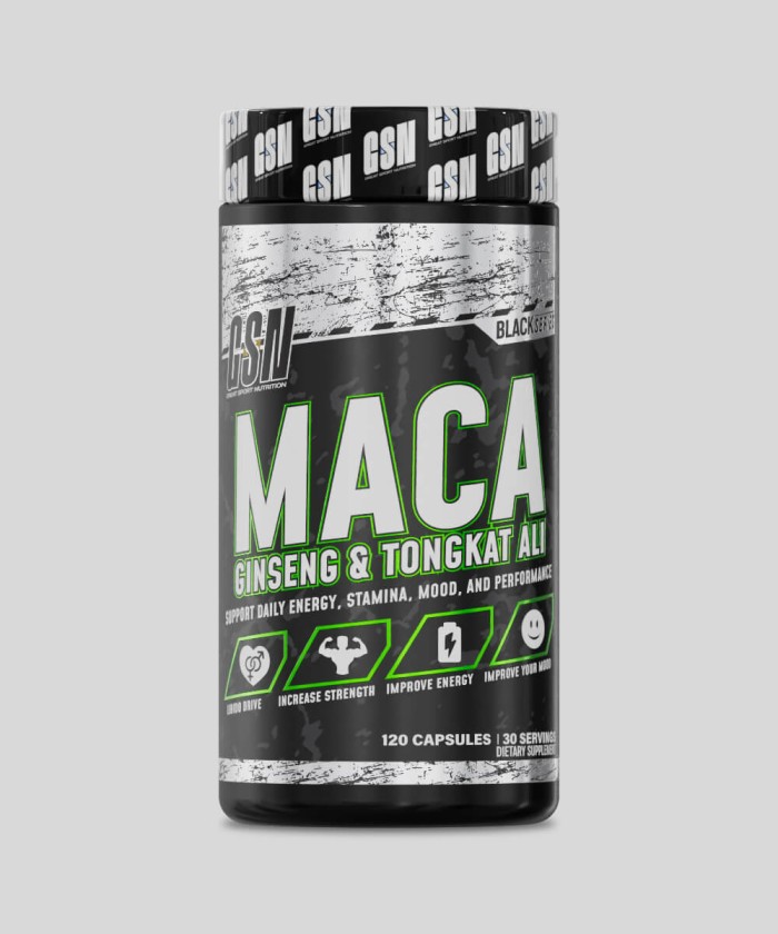 GSN Maca Ginseng Tongkat Ali 120 capsules Tunisie