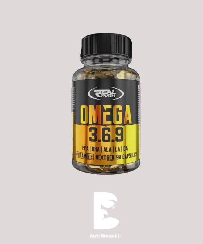 Oméga 3.6.9 - Real Pharm - à prix pas cher - nutriBeast
