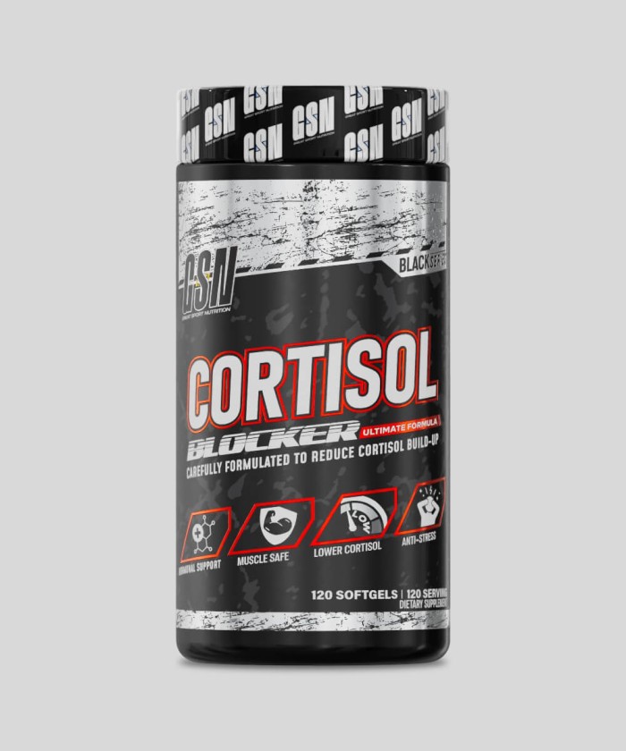 Cortisol Blocker Great Sport Nutrition Black Series 60 capsules Tunisie
