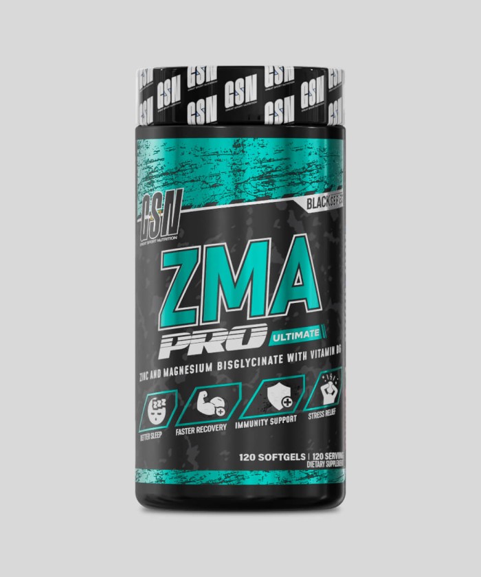 ZMA PRO Great Sport Nutrition 100 capsules Zinc Magnésium Vitamine B6 Tunisie