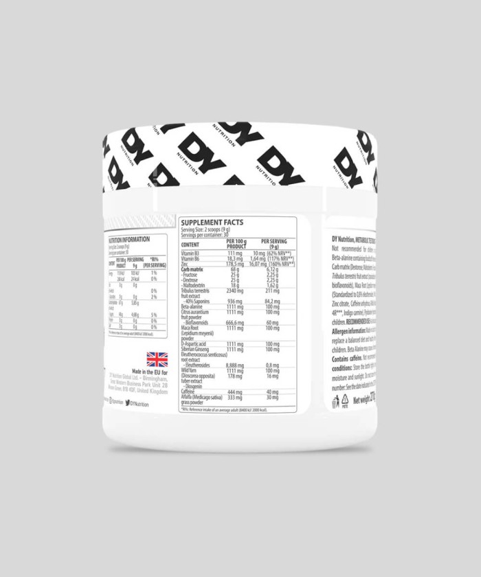 Fiche technique TESTOBOOST DY Nutrition tunisie
