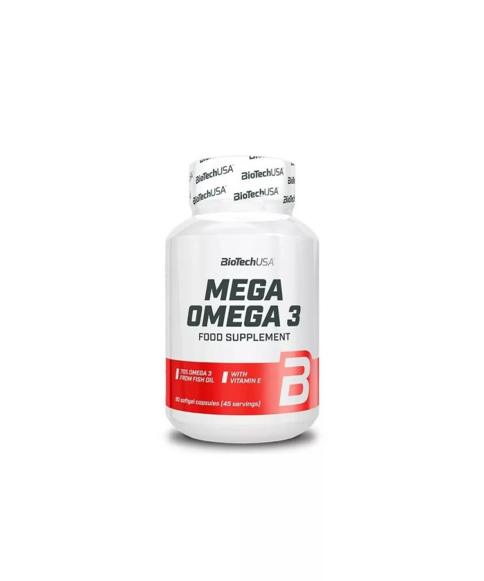 Oméga 3 - Biotech USA - Mega Oméga 3 - 90 Caps - prix tunisie - nutribeast.tn
