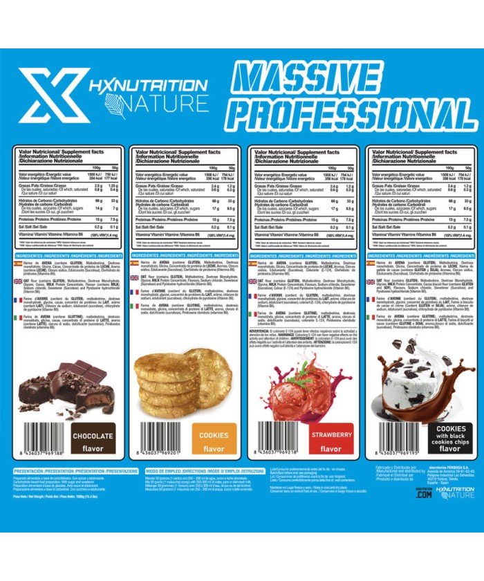 fiche technique PROFESSIONNEL MASSIF - HX NUTRITION